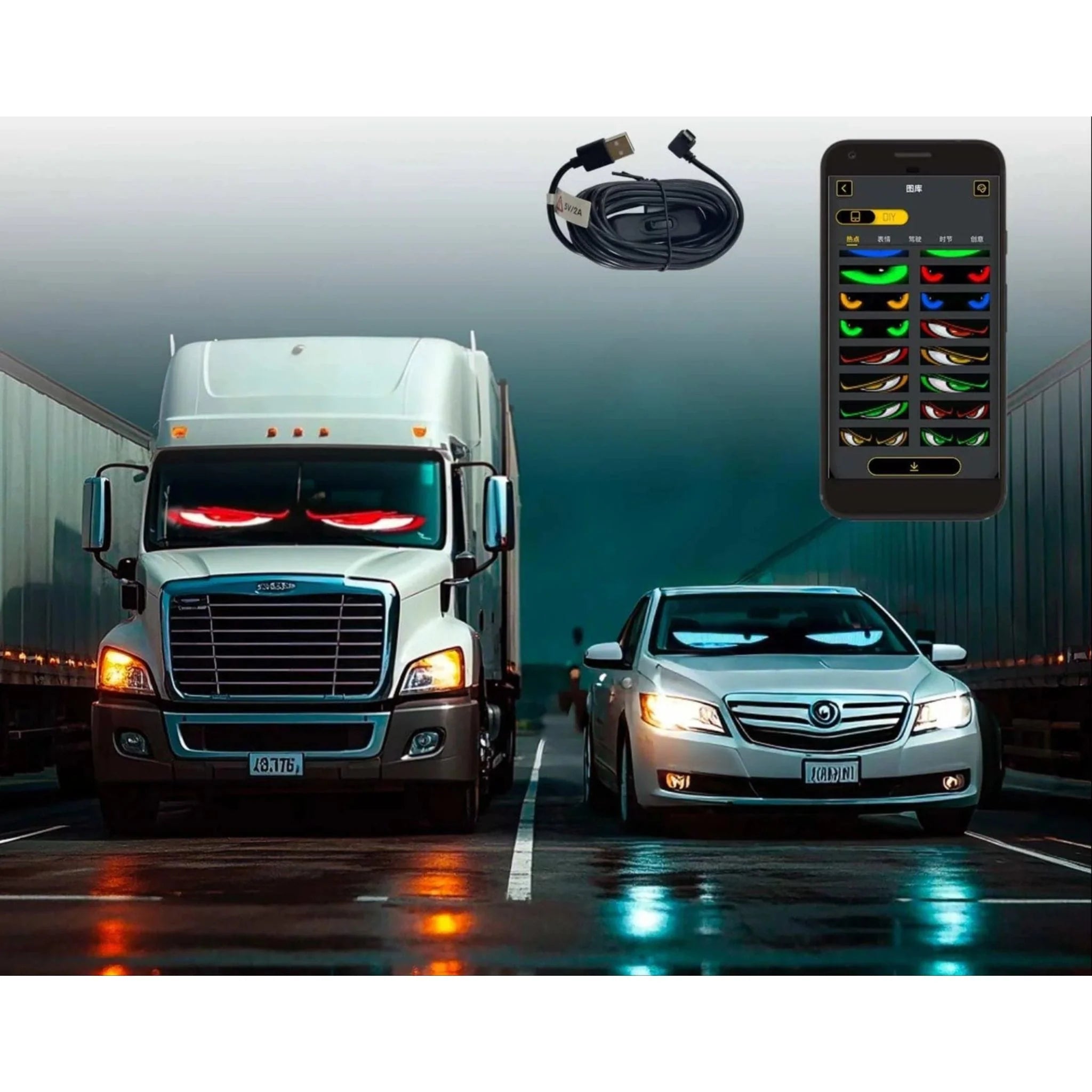 Devil Eyes LED Car Display™ - DevilSight