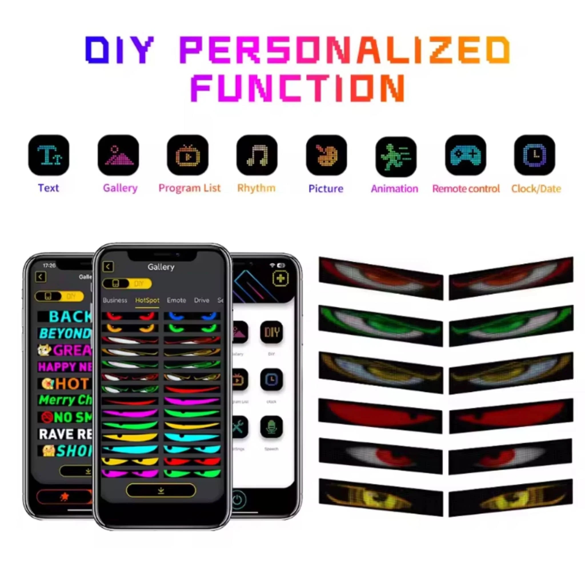 Devil Eyes LED Car Display™ - DevilSight